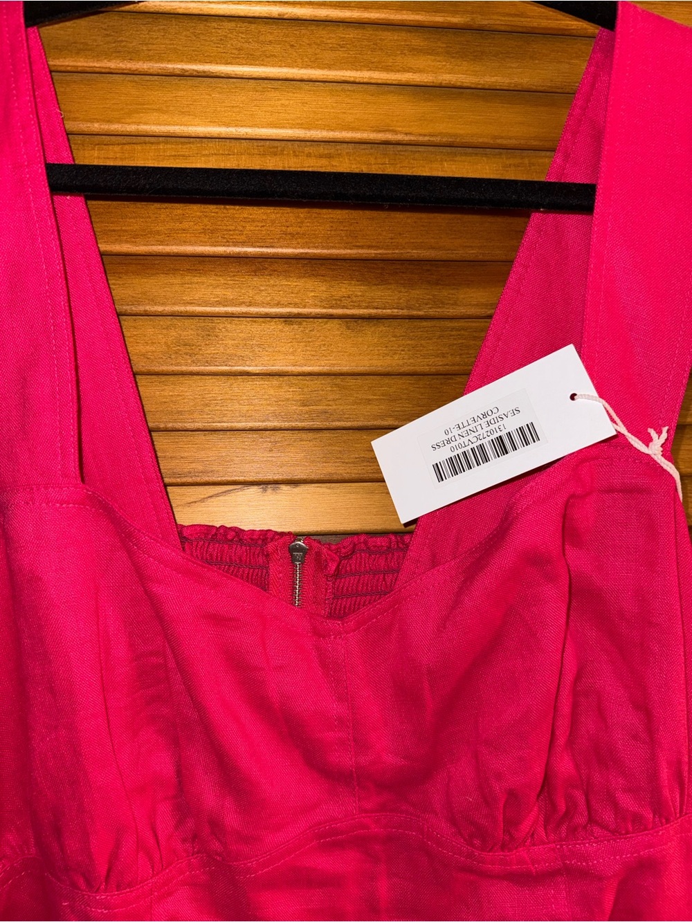 NWT SEASIDE LINEN DRESS - Picture 3 of 5